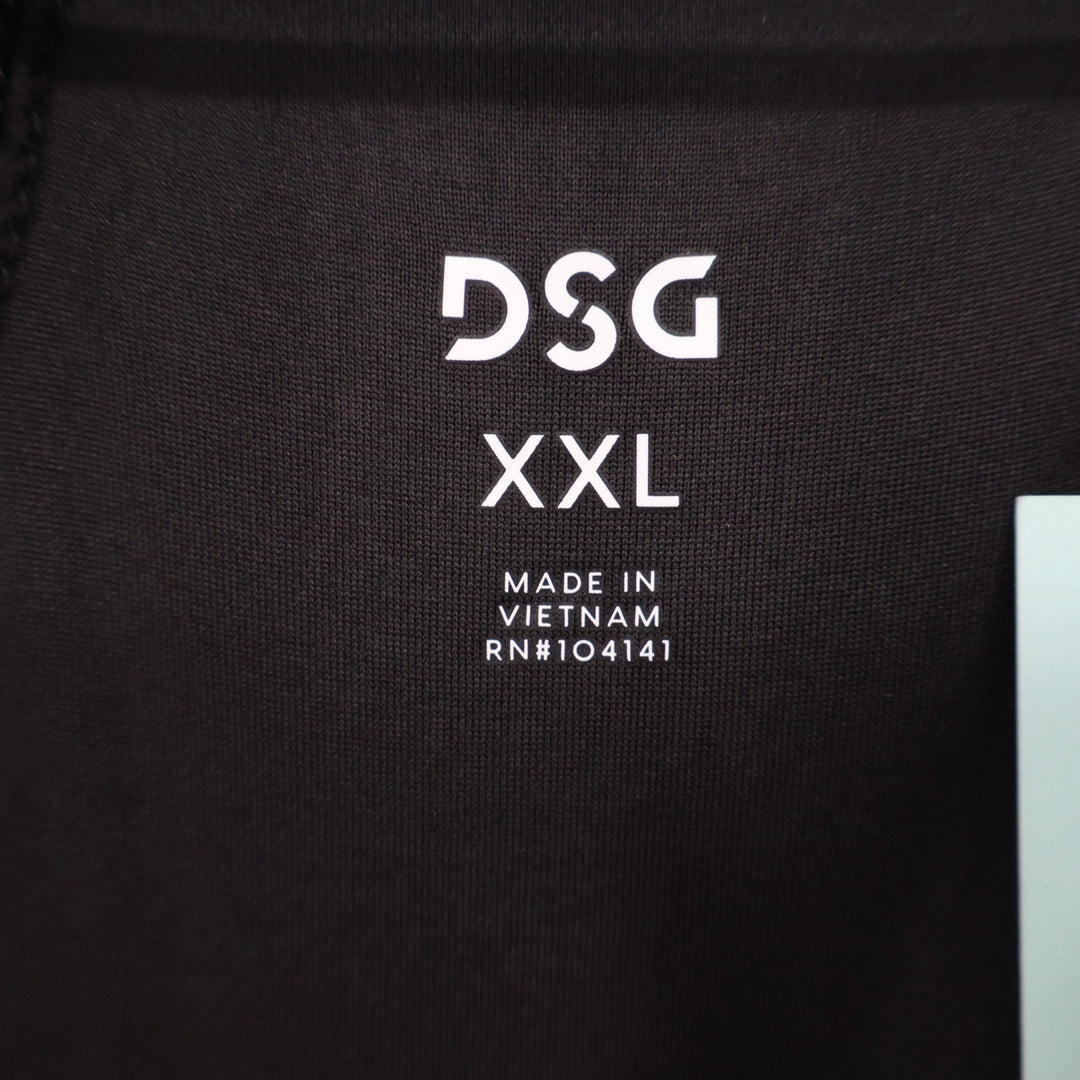 DSG Womens Run Meet & Greet 1/2 Zip Pure Black Pullover XXL