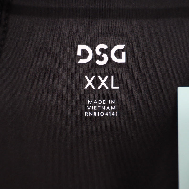 DSG Womens Run Meet & Greet 1/2 Zip Pure Black Pullover XXL