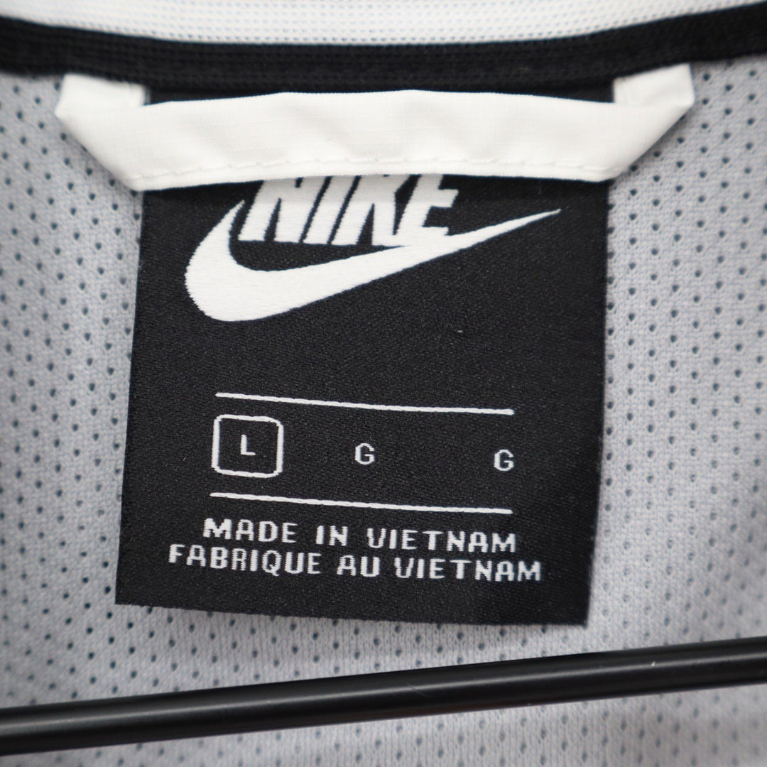 Nike Mens Windrunner Hooded Windbreaker Jacket Black White Grey Large