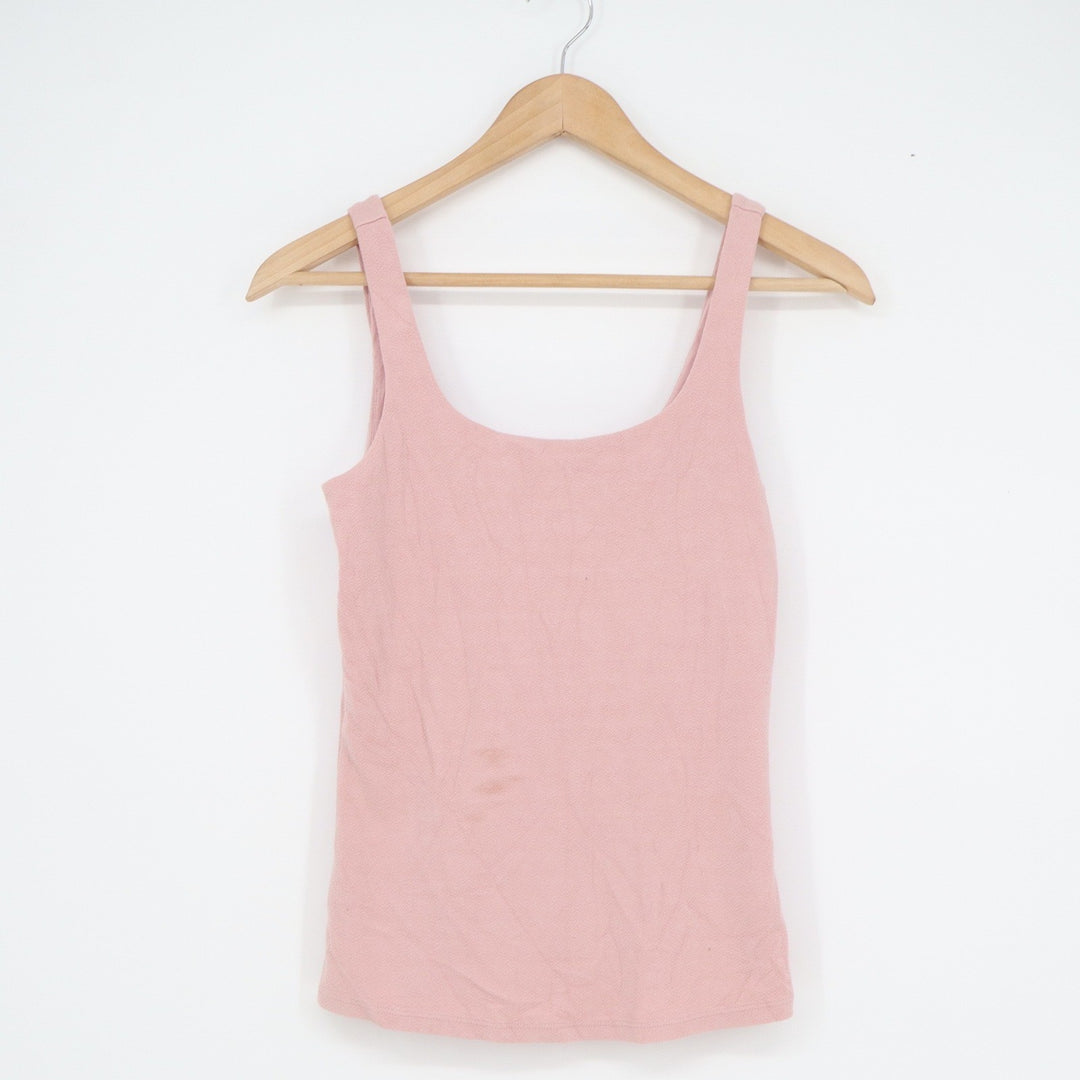 RW&CO Womens Pink Scoop Neck Sleeveless Textured Tank Top Size XS