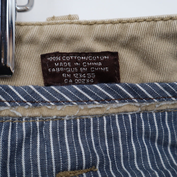 Black Brown 1826 Shorts Mens 38 Classic Fit Khaki 100% Cotton Chino Excellent