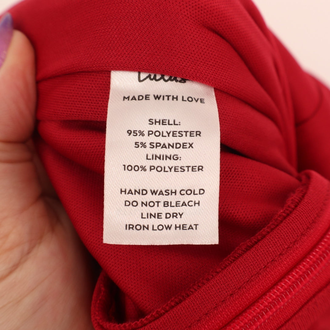 Lulus One to Cherish One Shoulder Maxi Dress Women Medium Red Side Slit Back Zip