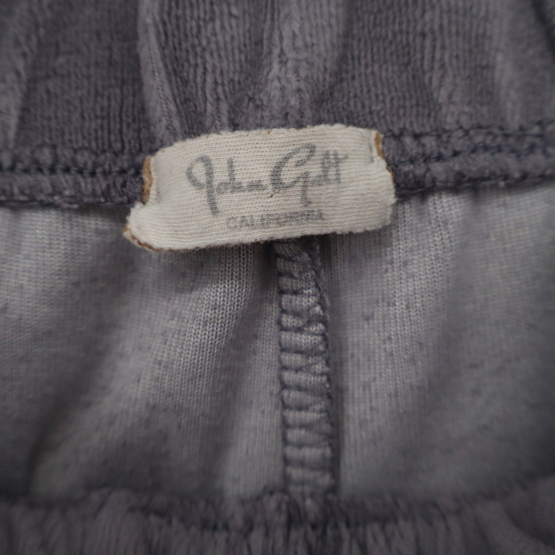 John Galt Brandy Melville Grey Velour Wide Leg Lounge Pants