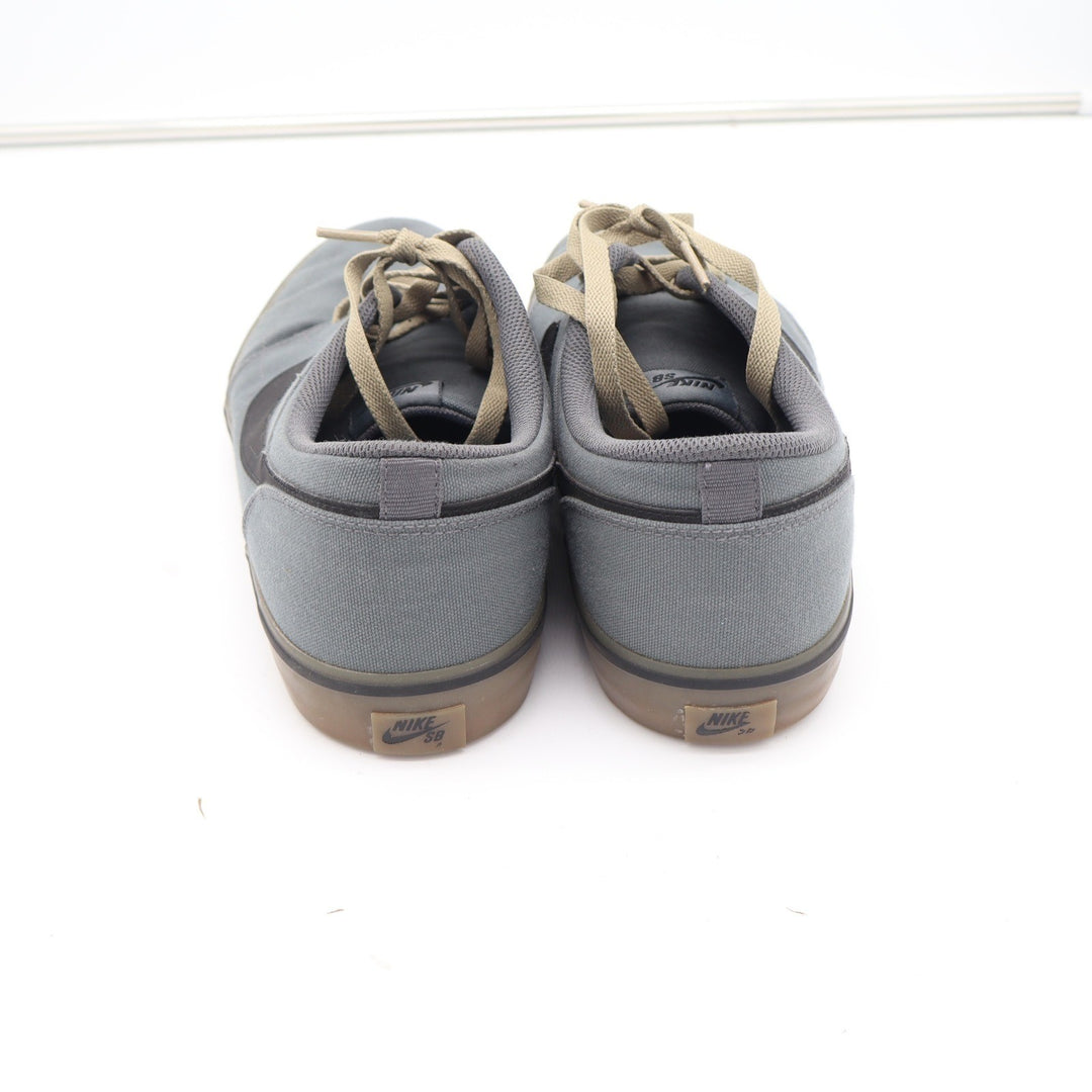 Nike SB Portmore Mens Skate Shoes Grey Black Gum Canvas Sneakers Size 11