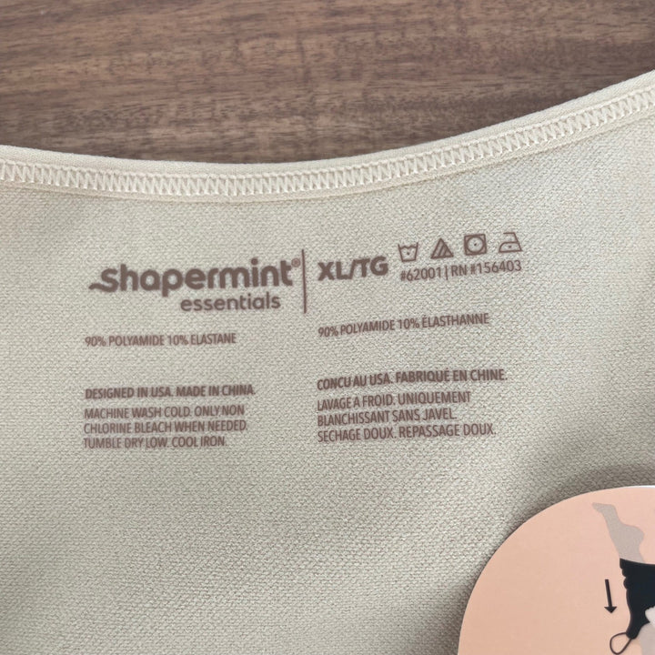 Shapermint Essentials All Day Every Day Scoop Neck Camisole Chai XL