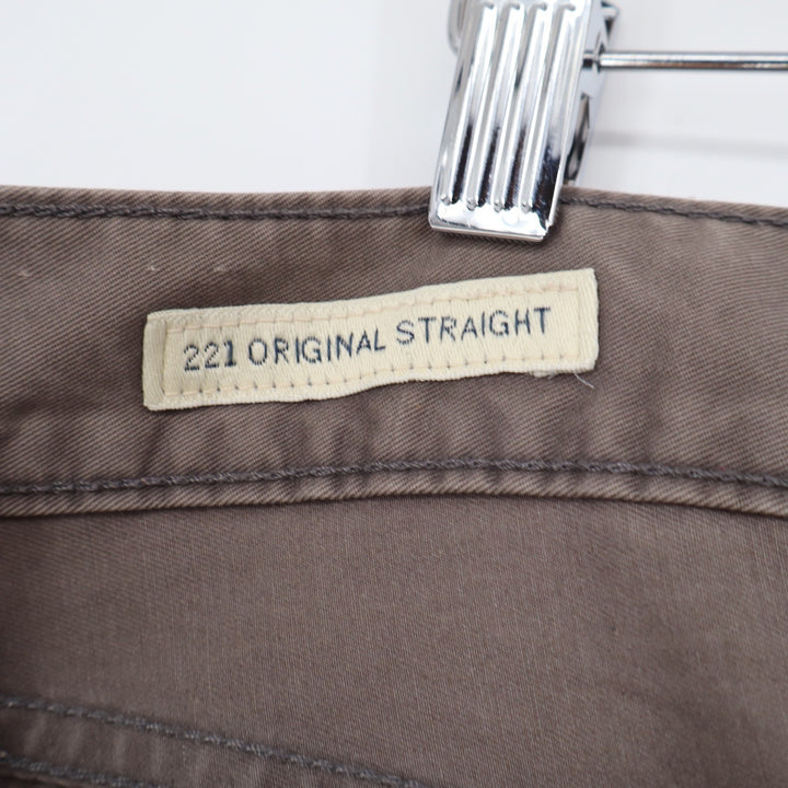 Lucky Brand Pants Mens 36x32 221 Original Straight Brown 100% Cotton Excellent