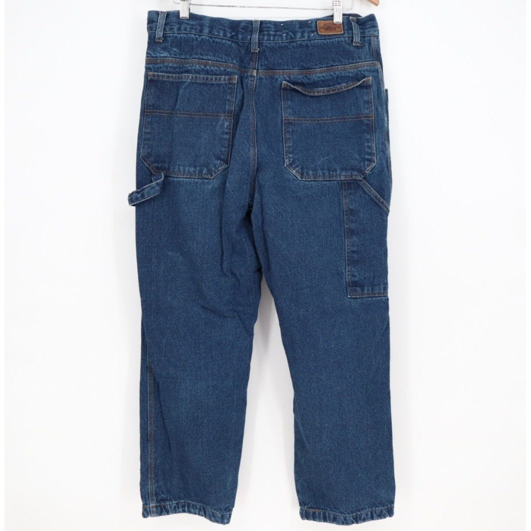 Boston Traders Jeans Mens 36x30 Blue Denim Cotton Preppy Straight Leg Streetwear