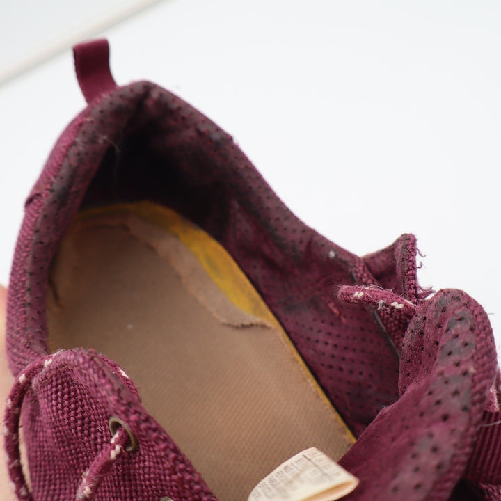 TOMS Sneakers Womens 8.5 Del Rey Burgundy Canvas Low Top Lace Up Fair