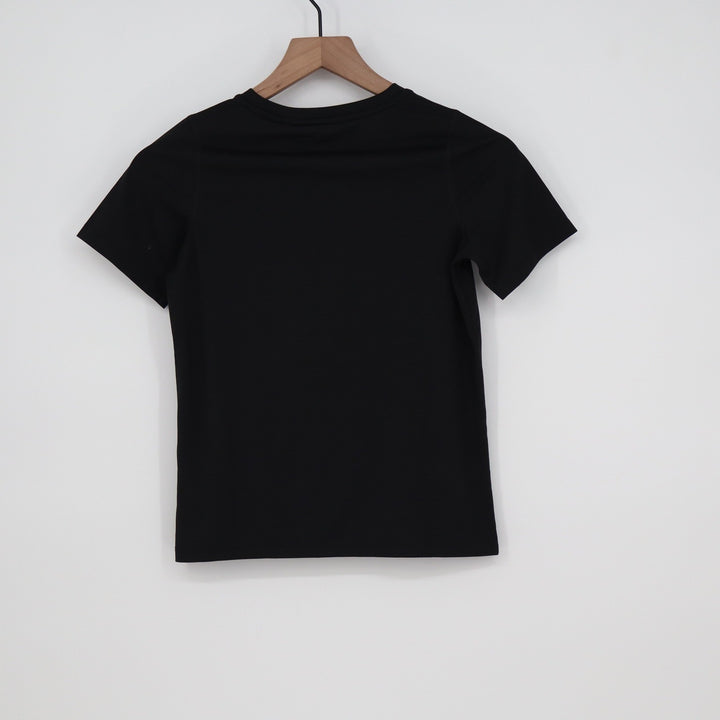 DSG Boys Movement Tee Pure Black Short Sleeve Performance Shirt Size S