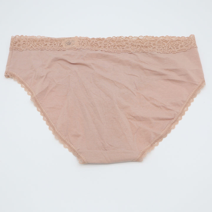 State of Day Intimates Lace Trim Hipster Panties XXL Dusty Rose 100181142