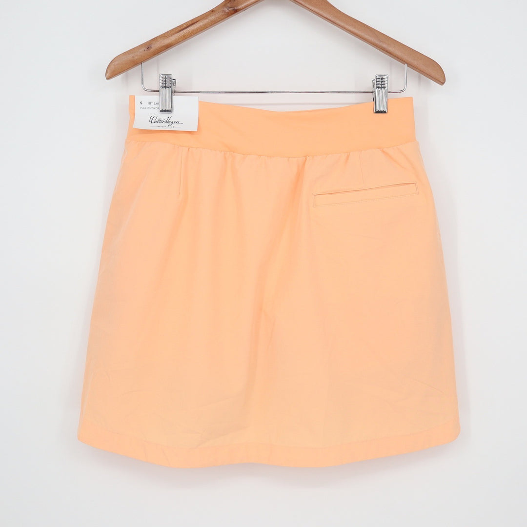 Walter Hagen P11 18" Lightweight Core Skort Peach Fuzz Orange Womens S NEW