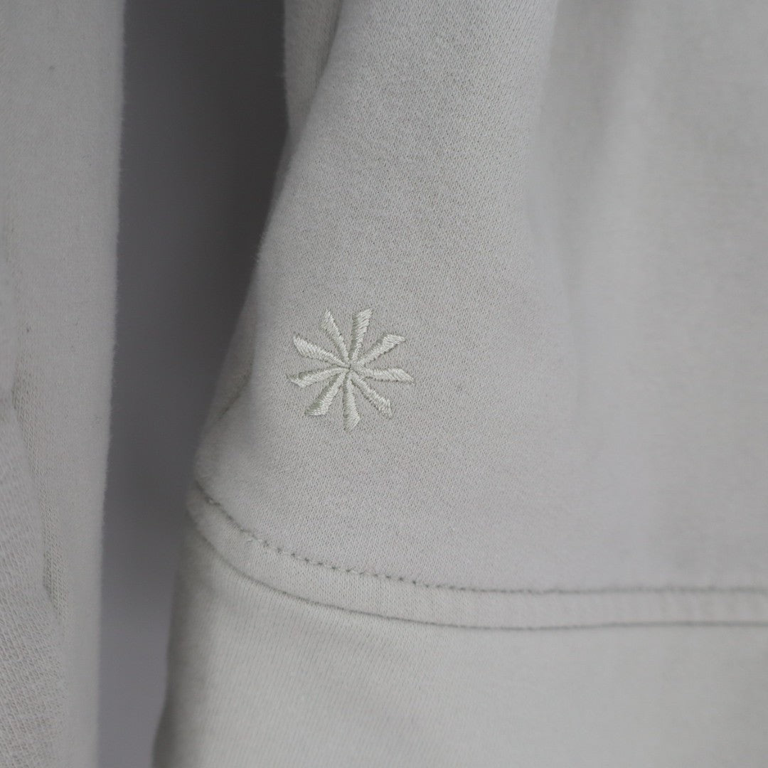 Athleta Retroplush Revive Sweatshirt Womens 2XS Sage Green Half Zip Fleece Lined