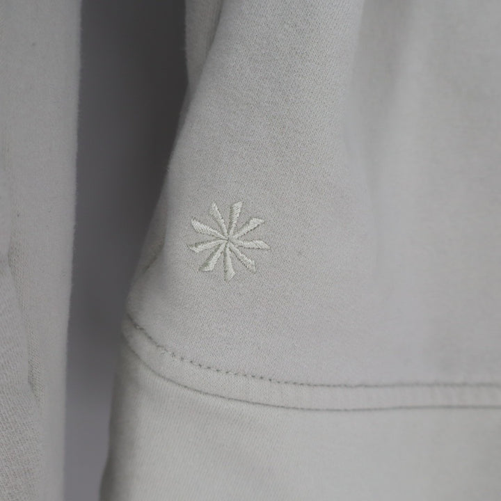 Athleta Retroplush Revive Sweatshirt Womens 2XS Sage Green Half Zip Fleece Lined