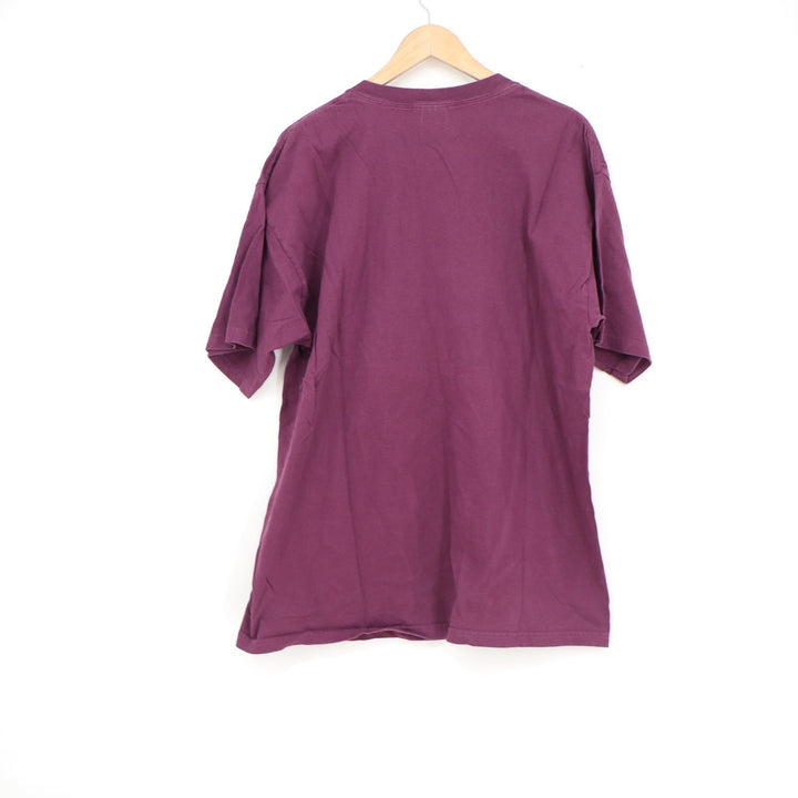 Gildan Curves Fitness Graphic T-Shirt XL Maroon Ultra Cotton Short Sleeve Tee