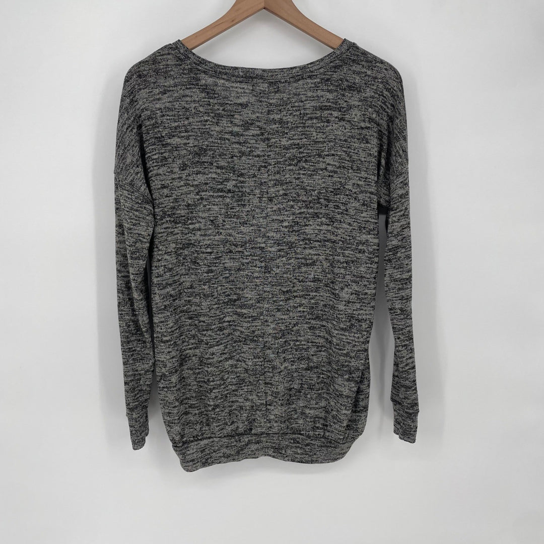 Old Navy Heathered Knit Long Sleeve Pullover Sweater Size S