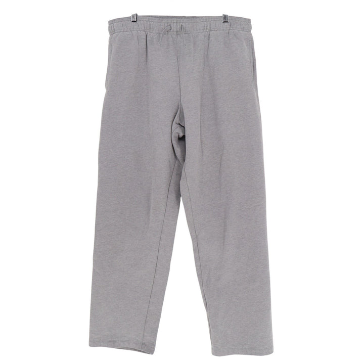 Tek Gear Sweatpants Womens Large Gray Cotton Fleece Slash Pockets Straight Leg