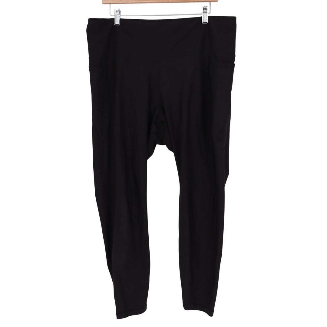Old Navy Active Powersoft High Rise Leggings Black XXL Go-Dry Side Pockets