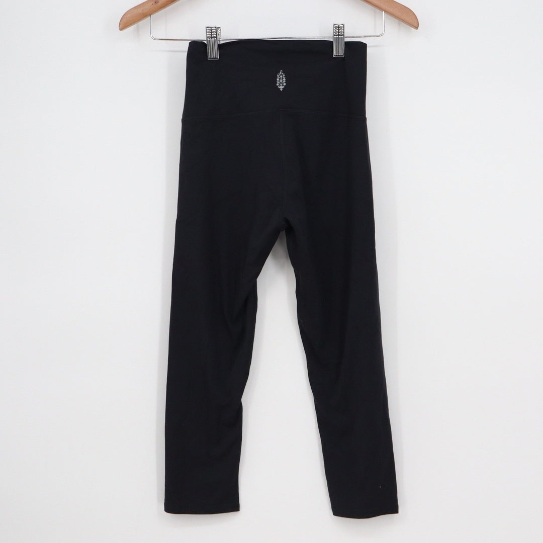 Free People FP Movement Black High Rise Cropped Leggings XS Activewear