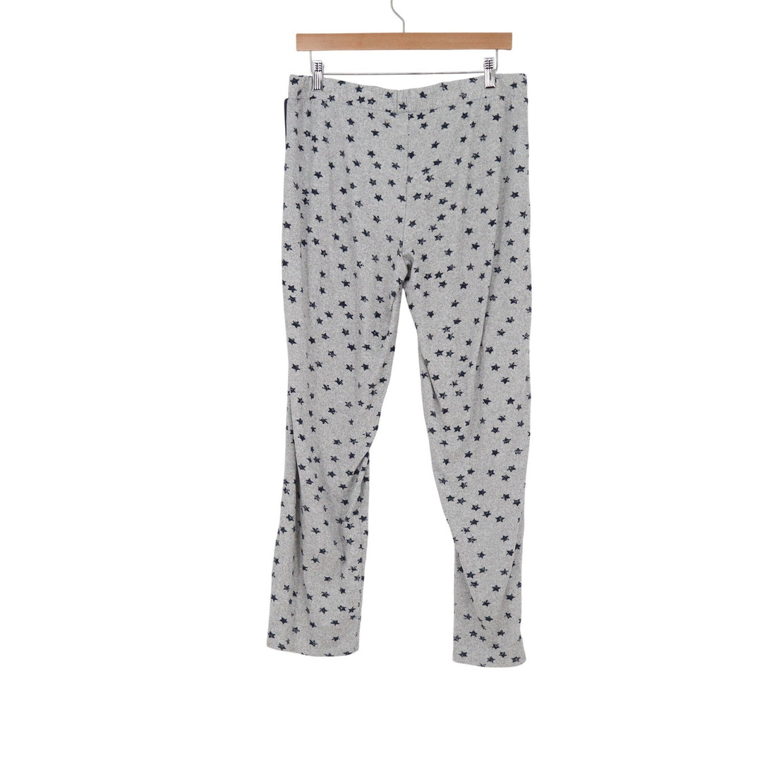 Lucky Brand Mens Gray Navy Star Print Pajama Pants Lounge Sleepwear Size M