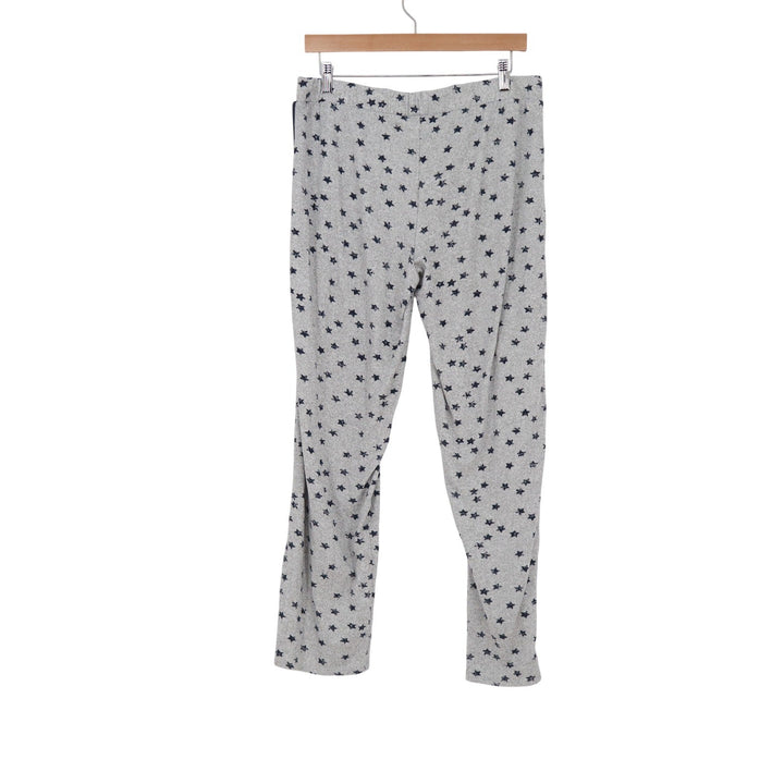 Lucky Brand Mens Gray Navy Star Print Pajama Pants Lounge Sleepwear Size M