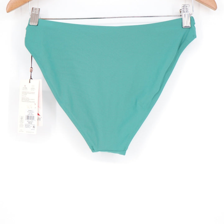 Calia Womens Low Rise V Bikini Bottom Jungle Green Size S