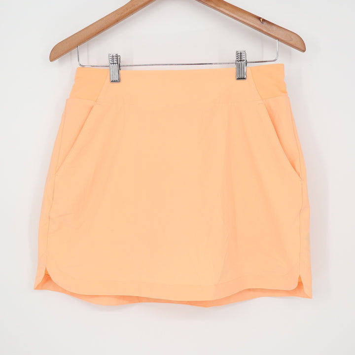 Walter Hagen Womens P11 16" Lightweight Core Skort Peach Fuzz Orange Small NEW