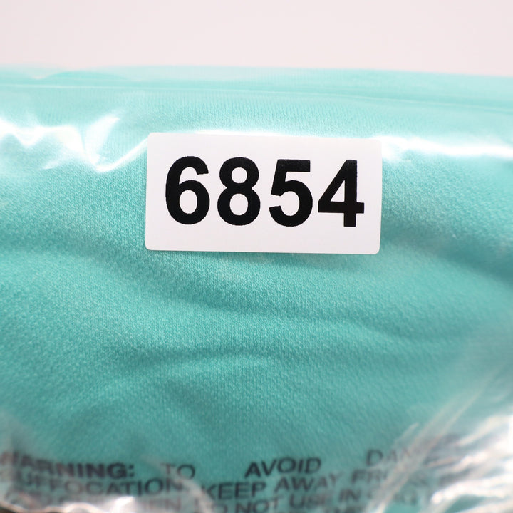 Naked Wardrobe Turquoise One Shoulder Cutout Mini Dress Bodycon Slit Size L