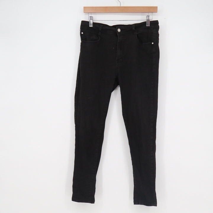 Garage Womens Black Skinny Jeans High Rise Stretch Denim Size 8 Slim Fit Pants