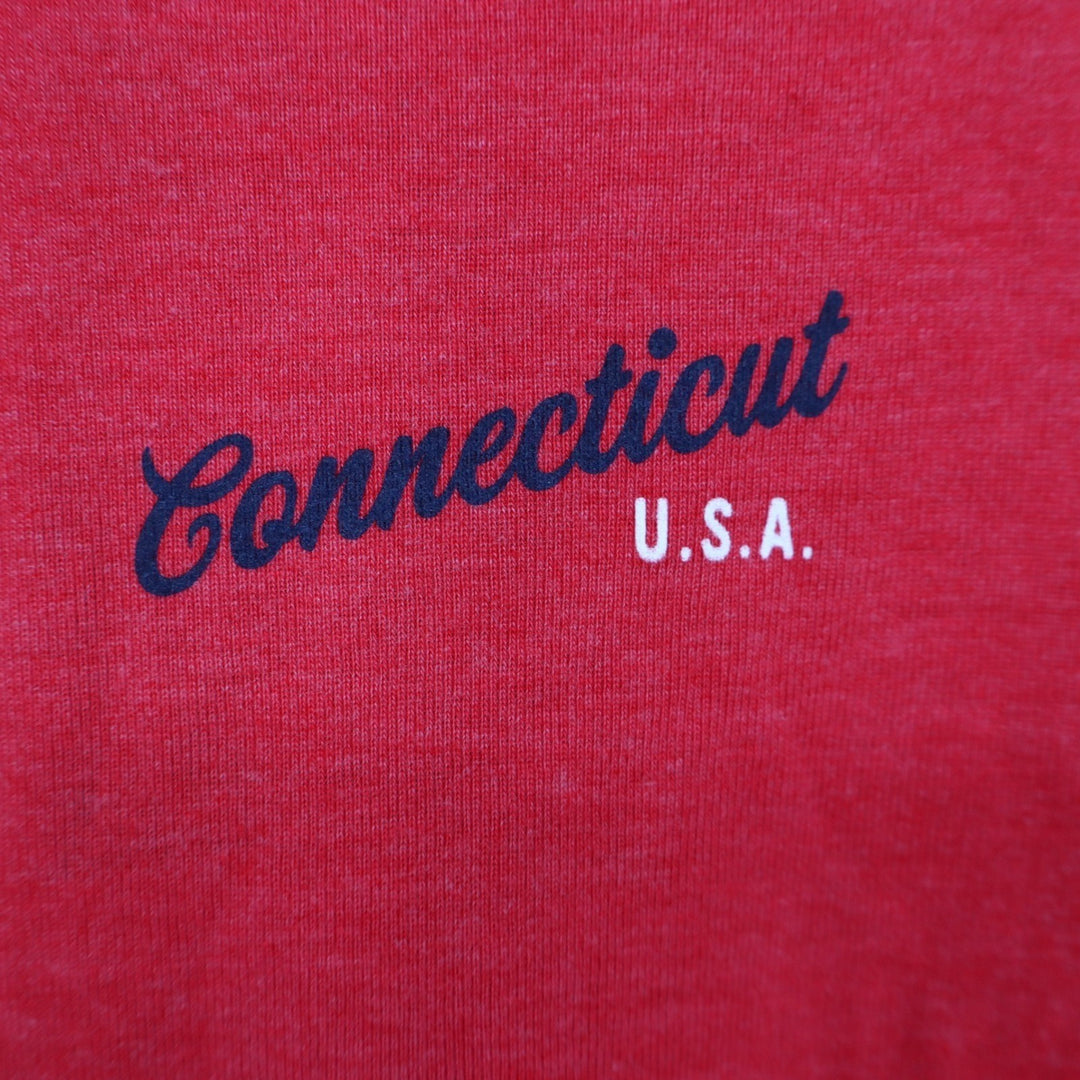 Where I'm From Connecticut USA Graphic Tank Top Red Heather XL