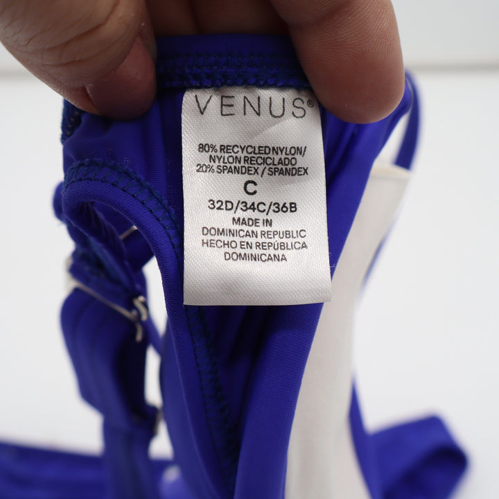 Venus Royal Blue Underwire Push Up Bikini Set Size 6 34C 32D 36B