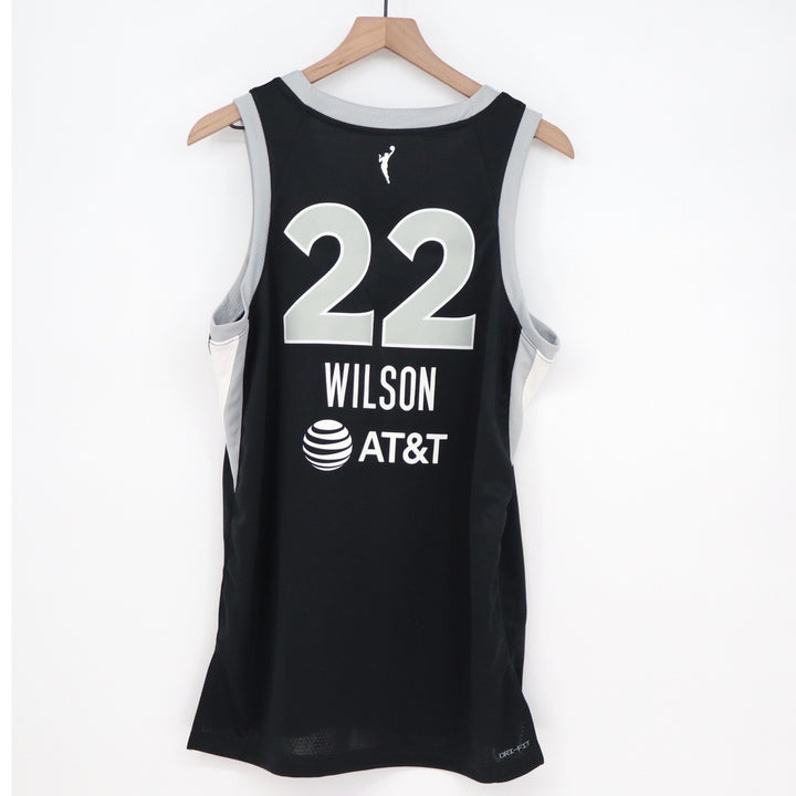 Nike A'ja Wilson Las Vegas Aces Explorer Edition Jersey Black WNBA 22 Medium