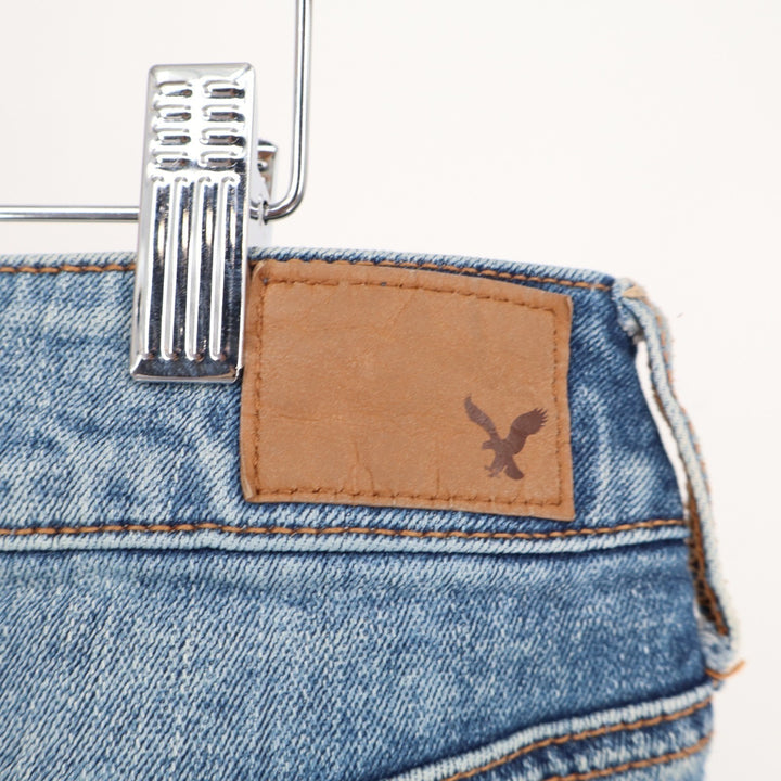 American Eagle Outfitters Cut Off Shorts Womens 4 Blue Denim Stretch Distressed