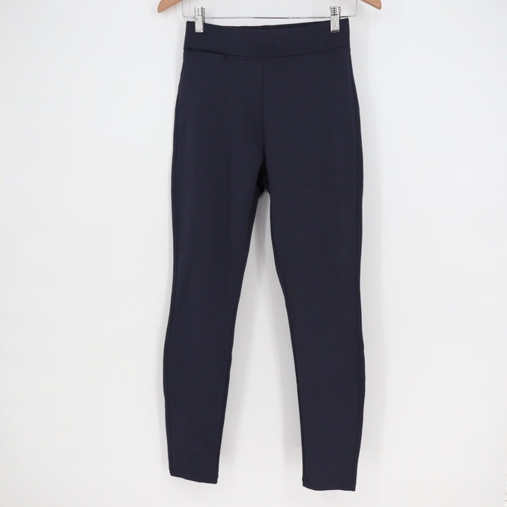American Giant Ponte Slim Pant High Rise Heritage Navy Reg Size 4