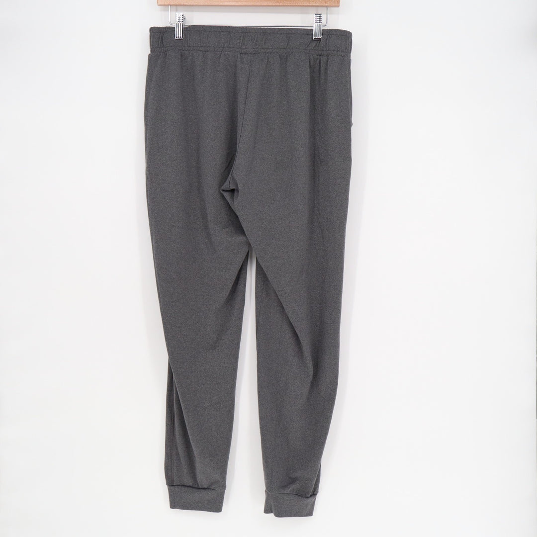 Under Armour Heatgear Jogger Pants Men Medium Gray Loose Fit Pockets Tapered Leg