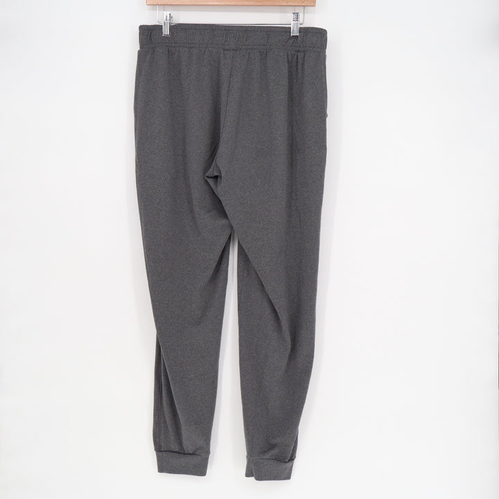 Under Armour Heatgear Jogger Pants Men Medium Gray Loose Fit Pockets Tapered Leg