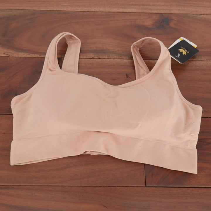Wacoal Feeling Flexible Bralette Bra Womens Medium Rose Dust Stretch Wireless