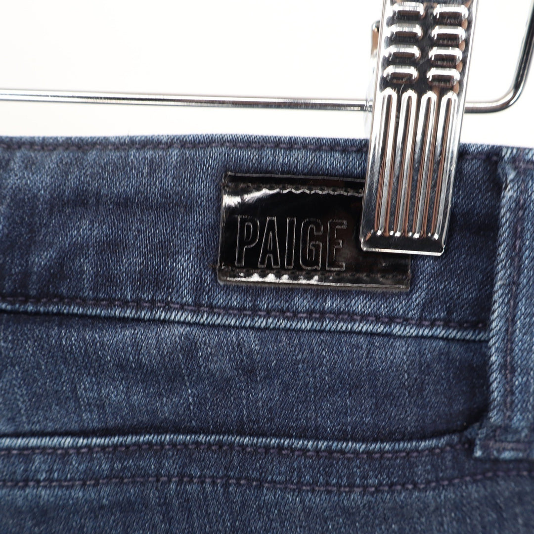 Paige Hoxton Ankle High Rise Skinny Jeans Dark Blue Indigo Size 26 RN27002