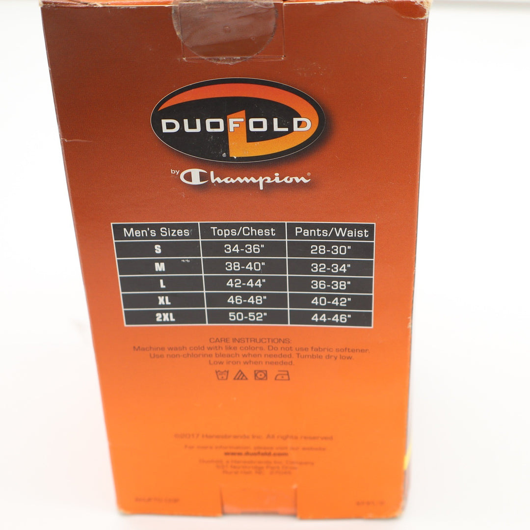 Duofold by Champion Varitherm Flex Weight Mens Crew Thermal Base Layer Black M