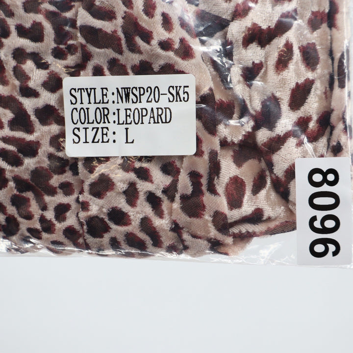 Naked Wardrobe The Statement Leopard Print Ruffle Mini Skirt Large