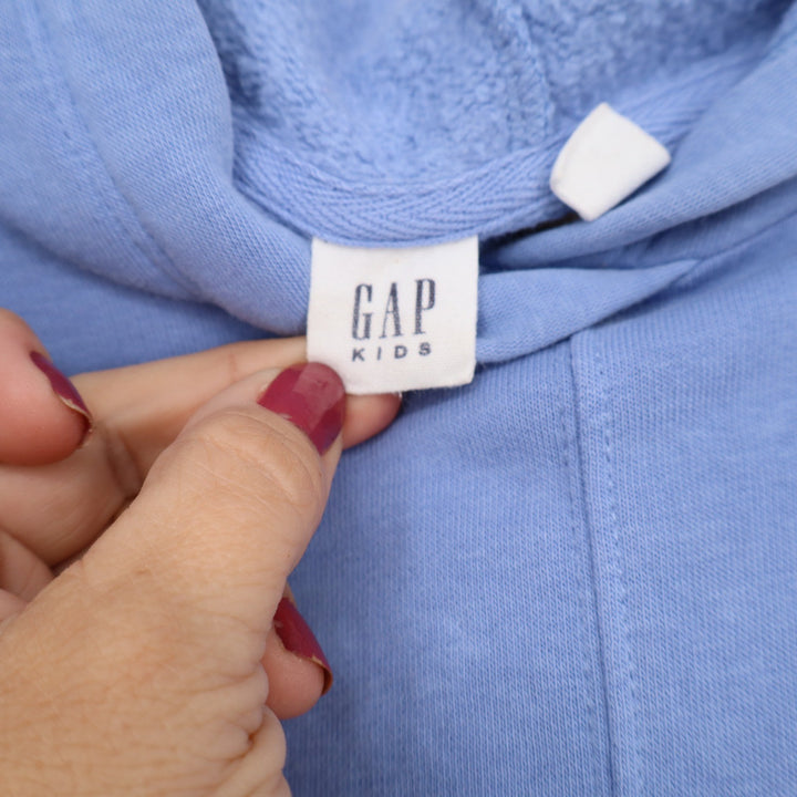 Gap Hoodie Girls XXL Longline Relaxed Periwinkle Blue Center Seam Good