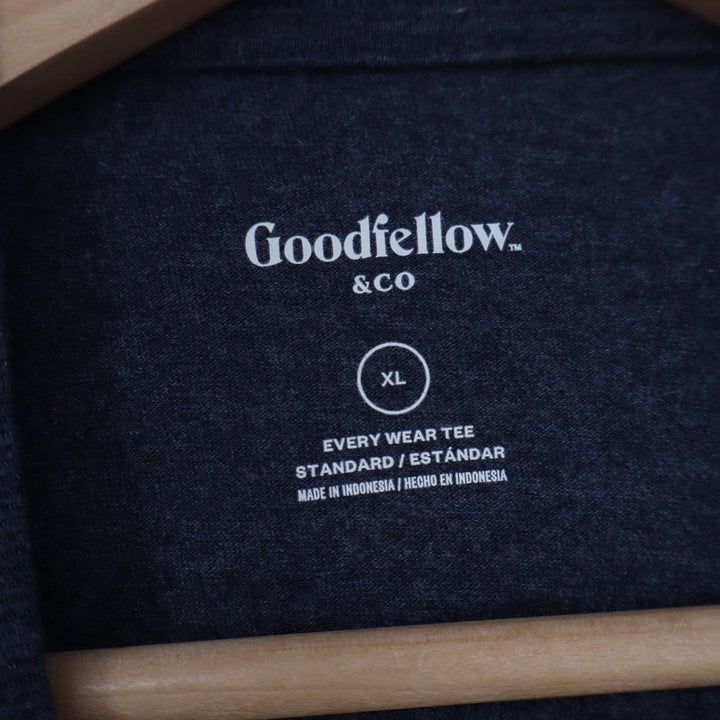 Goodfellow & Co Every Wear Tee Mens XL Navy Blue Heather Short Sleeve T-Shirt