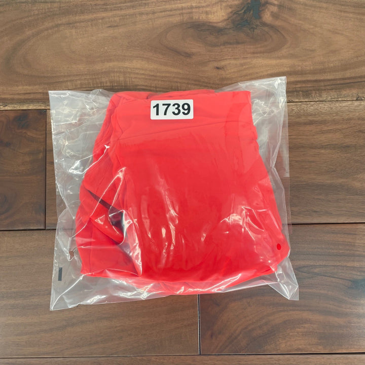 Lulus Sunshine Glow Bright Red Cutout One-Piece Swimsuit Size S