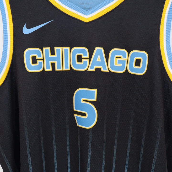 Nike Chicago Sky Angel Reese #5 Explorer Edition WNBA Jersey Black XL
