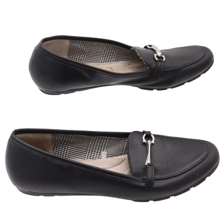 Cliffs by White Mountain Loafers Womens 8.5 M Glowing Black Horsebit Excellent