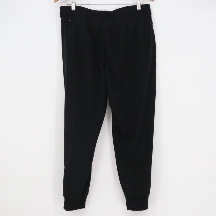 Mondetta Performance Luxury Black Joggers Womens Large Elastic Waist Tapered Leg