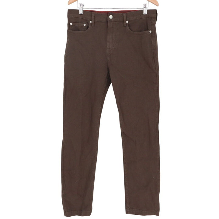 American Giant Roughneck Pants Mens 32x32 Brown Cotton Stretch Canvas Workwear