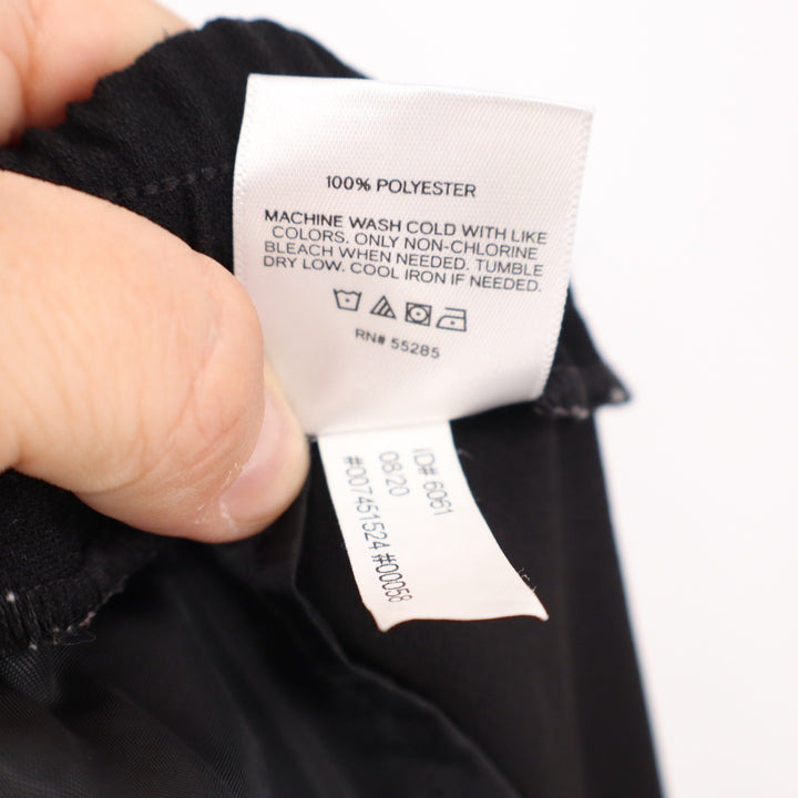Express Black Woven Jogger Pants Elastic Drawstring Waist Size Medium