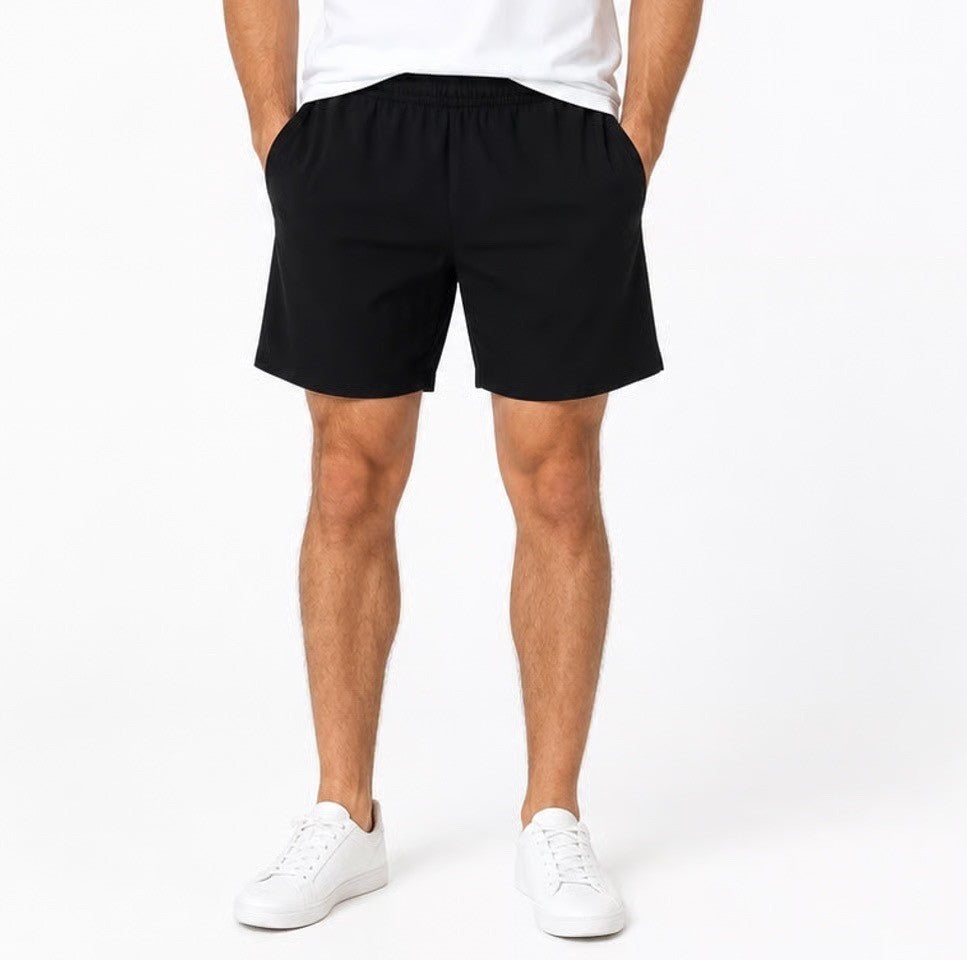 All in Motion Shorts Mens L Performance Training Black Zipper Pocket Excellent
