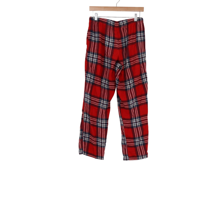 Stars Above Perfectly Cozy Flannel Pajama Pants Red Blue Plaid Small