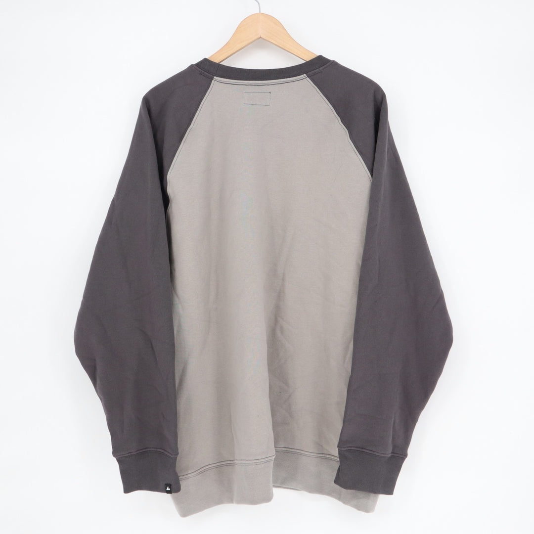 American Giant Midweight Sweatshirt Mens XL Gray Charcoal Colorblock Cotton